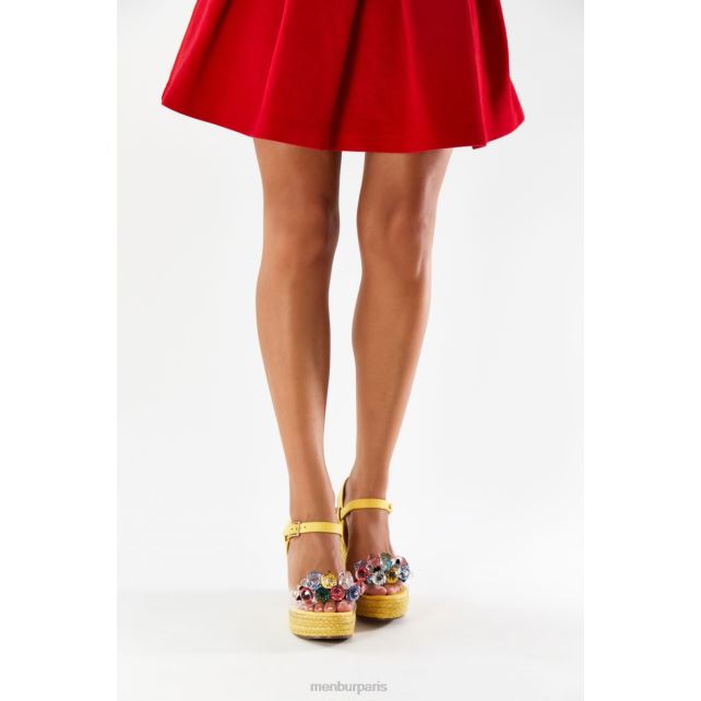 Menbur femmes caminetto DVZ86551 chaussure chic et décontractée jaune