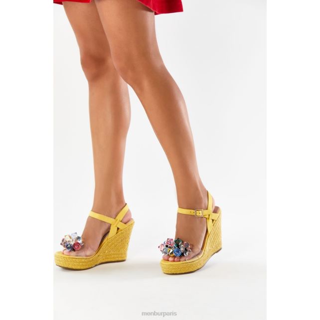 Menbur femmes caminetto DVZ86551 chaussure chic et décontractée jaune
