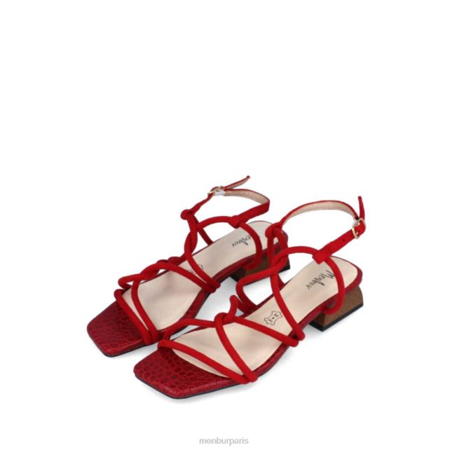 Menbur femmes capiton DVZ863547 chaussure chic et décontractée rouge