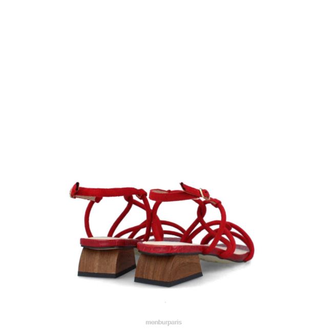 Menbur femmes capiton DVZ863547 chaussure chic et décontractée rouge