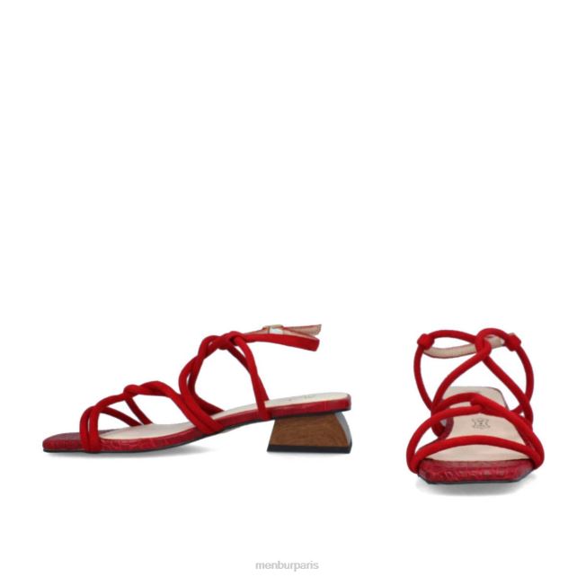 Menbur femmes capiton DVZ863547 chaussure chic et décontractée rouge