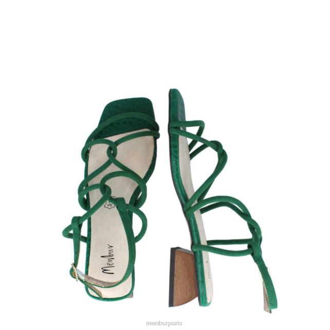 Menbur femmes capiton DVZ863548 chaussure chic et décontractée vert