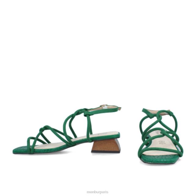 Menbur femmes capiton DVZ863548 chaussure chic et décontractée vert