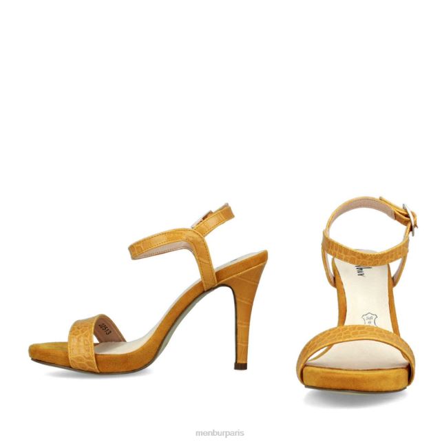 Menbur femmes capodirigo DVZ863088 chaussure chic et décontractée jaune