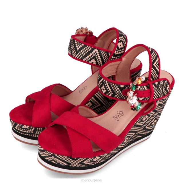 Menbur femmes château DVZ863192 chaussure chic et décontractée rouge