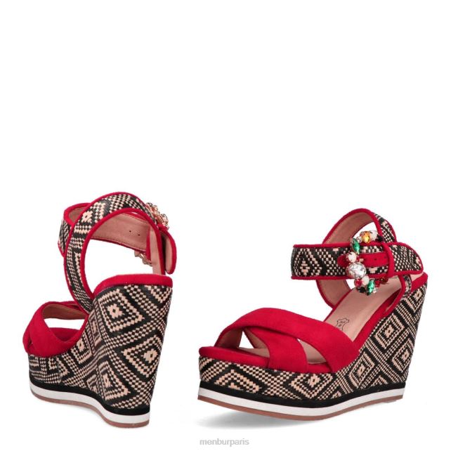 Menbur femmes château DVZ863192 chaussure chic et décontractée rouge