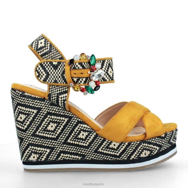 Menbur femmes château DVZ863193 chaussure chic et décontractée jaune