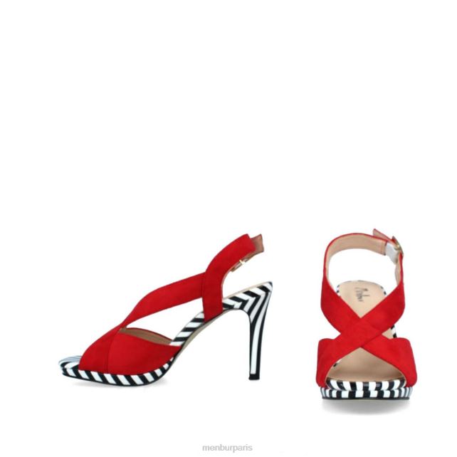 Menbur femmes prégola DVZ863104 chaussure chic et décontractée rouge