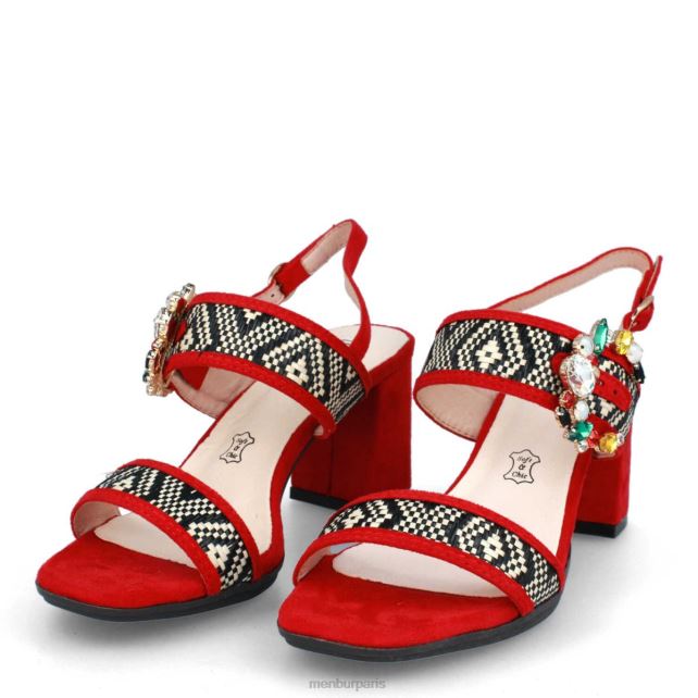 Menbur femmes ripoli DVZ863577 chaussure chic et décontractée rouge