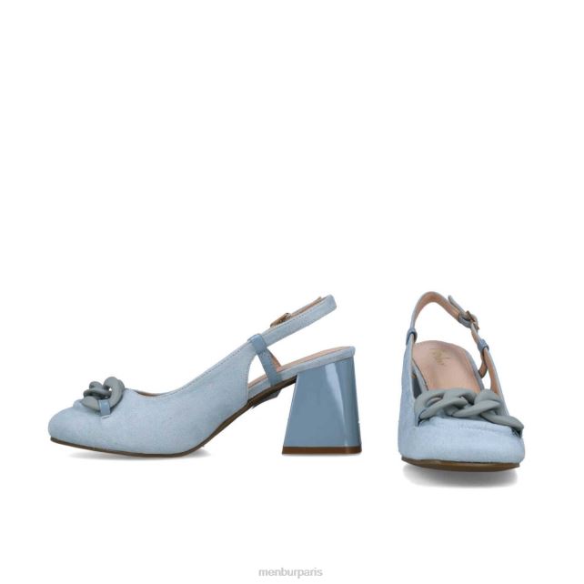 Menbur femmes scutum DVZ86447 chaussure chic et décontractée bleu clair