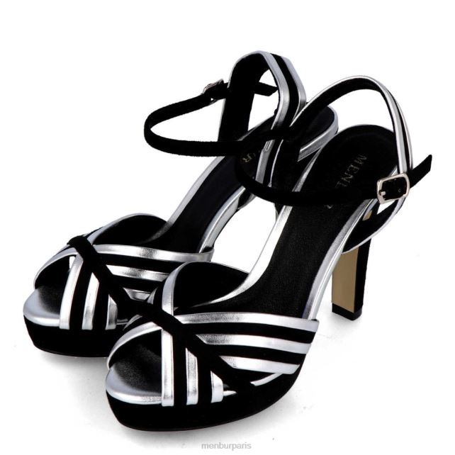 Menbur femmes terme DVZ86346 chaussure chic et décontractée argent