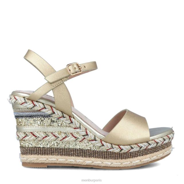 Menbur femmes tie-polo DVZ86296 chaussure chic et décontractée or