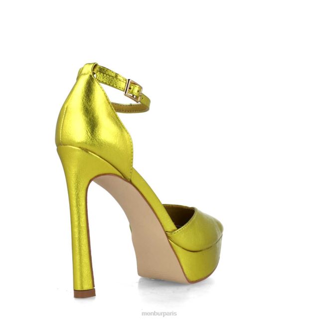 Menbur femmes triangle DVZ862998 chaussure chic et décontractée jaune