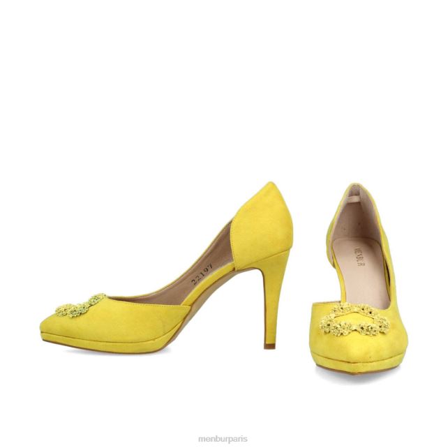 Menbur femmes vauzone DVZ863365 chaussure chic et décontractée jaune