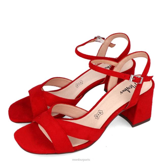 Menbur femmes venir DVZ86329 chaussure chic et décontractée rouge