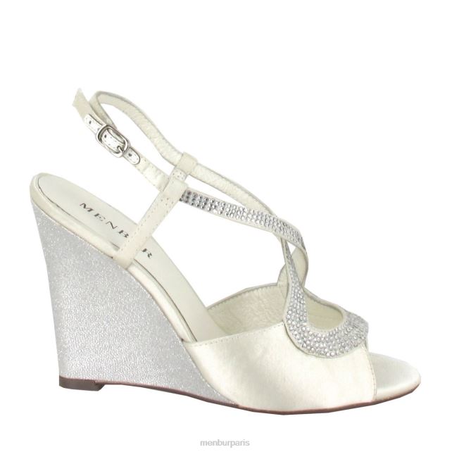 Menbur femmes Maria Del Mar DVZ862221 chaussure de mariée blanc