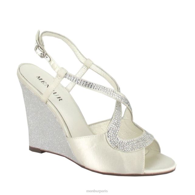 Menbur femmes Maria Del Mar DVZ862221 chaussure de mariée blanc