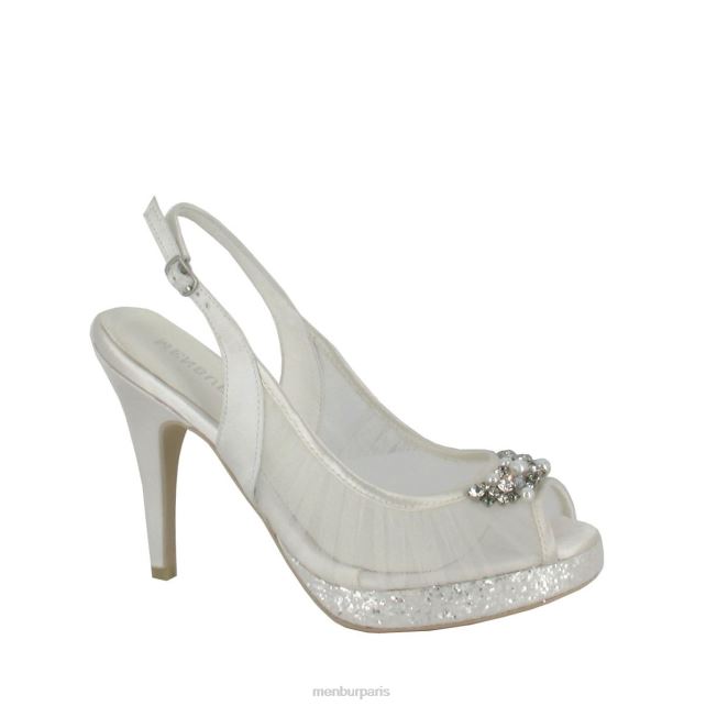 Menbur femmes bambaline DVZ862433 chaussure de mariée blanc