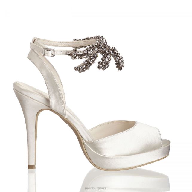 Menbur femmes blanche DVZ862307 chaussure de mariée blanc