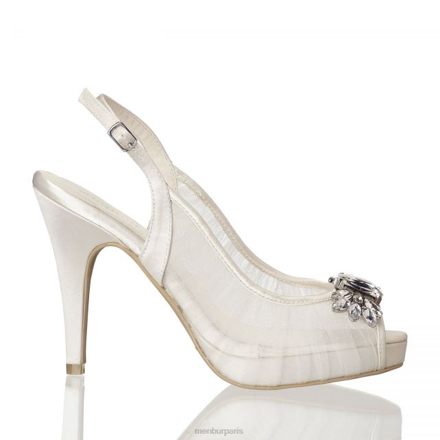 Menbur femmes bougie DVZ862401 chaussure de mariée blanc