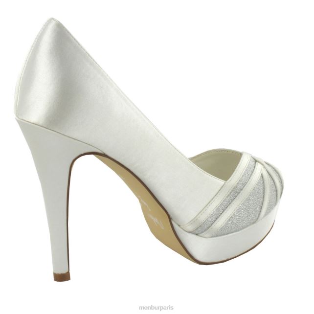 Menbur femmes chatte DVZ862344 chaussure de mariée blanc