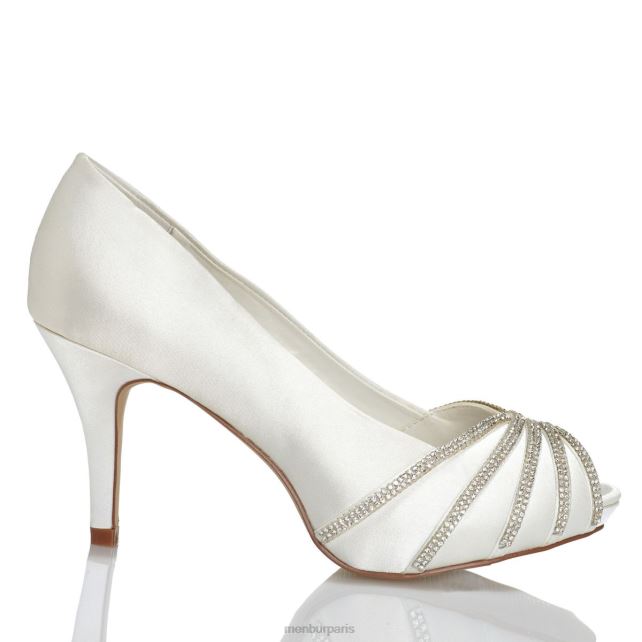Menbur femmes juliette DVZ862432 chaussure de mariée blanc
