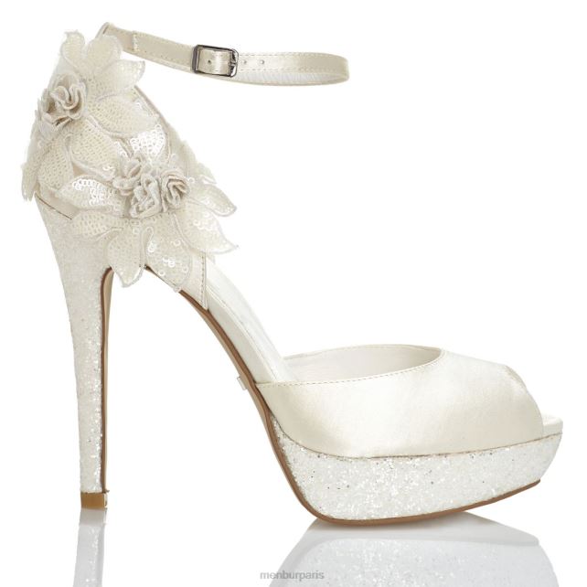 Menbur femmes pilier DVZ862274 chaussure de mariée blanc