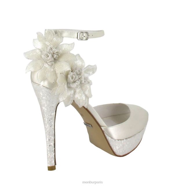 Menbur femmes pilier DVZ862274 chaussure de mariée blanc