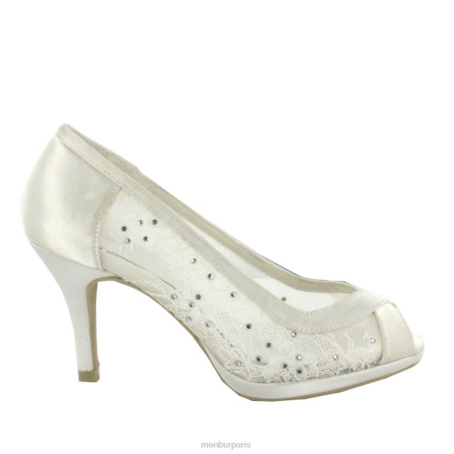 Menbur femmes victoria DVZ862354 chaussure de mariée blanc