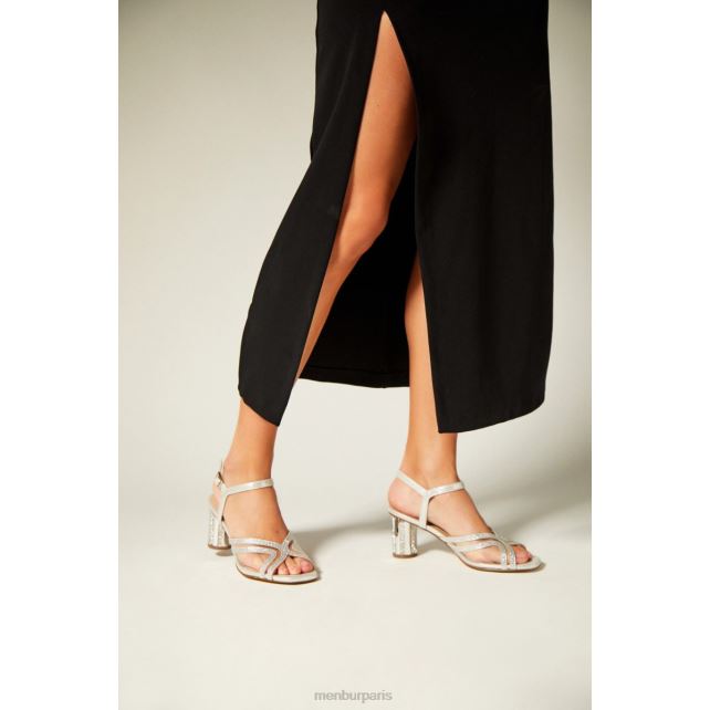 Menbur femmes Carine DVZ862669 des sandales argent