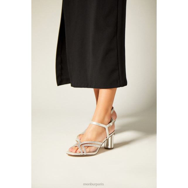 Menbur femmes Carine DVZ862669 des sandales argent
