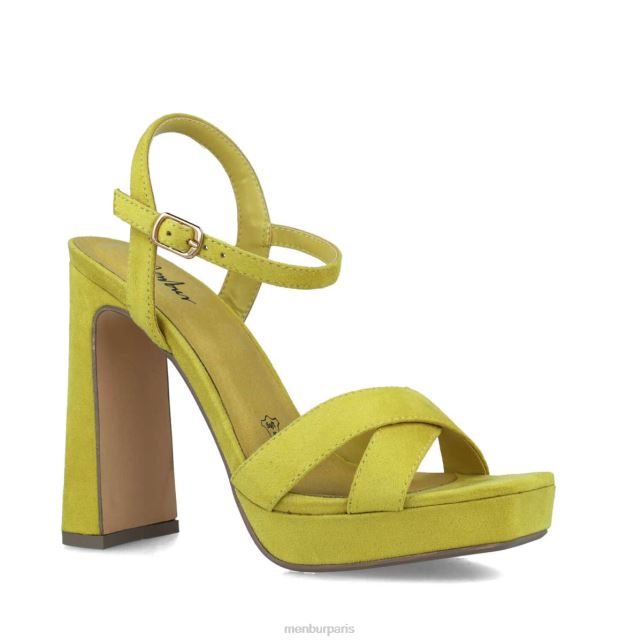 Menbur femmes Vierge DVZ862639 des sandales jaune