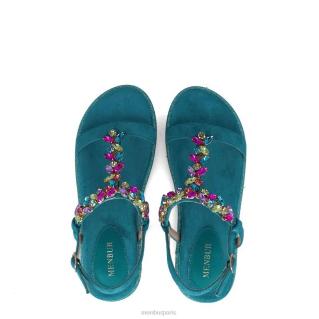 Menbur femmes alrescha DVZ862914 des sandales bleu moyen
