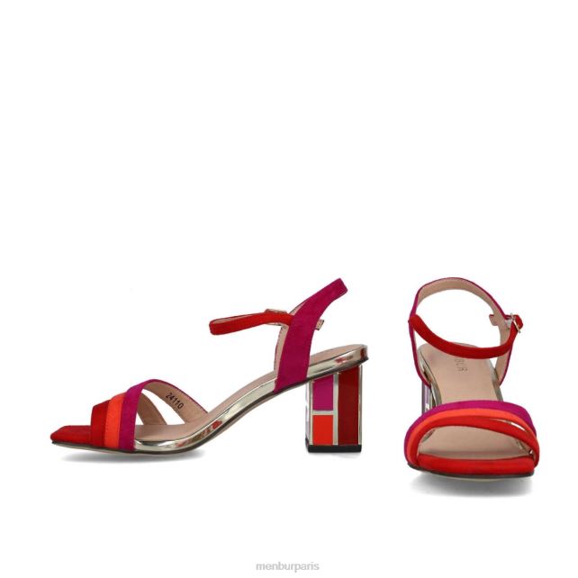 Menbur femmes ankaa DVZ862823 des sandales rouge