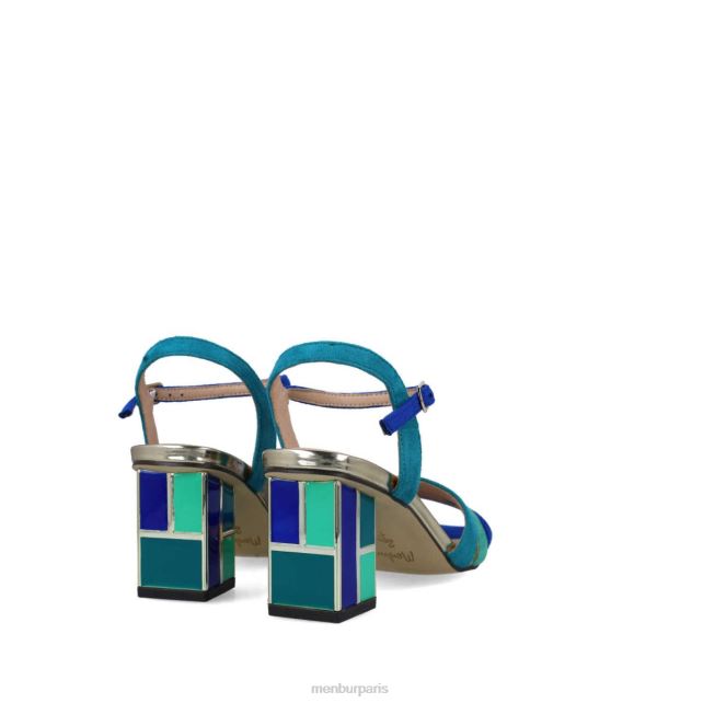 Menbur femmes ankaa DVZ862824 des sandales bleu moyen