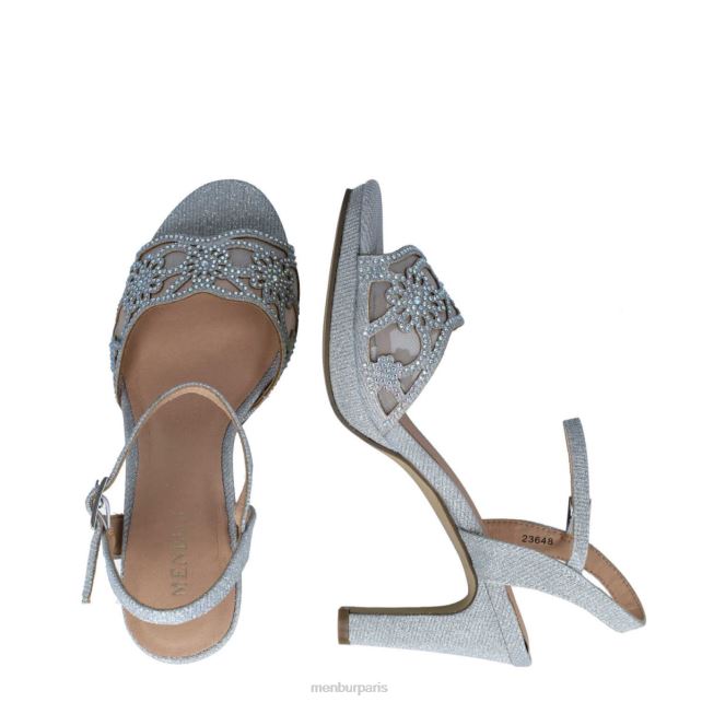 Menbur femmes apus DVZ8615 des sandales argent