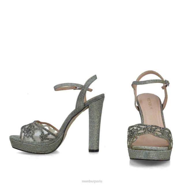 Menbur femmes apus DVZ862567 des sandales gris