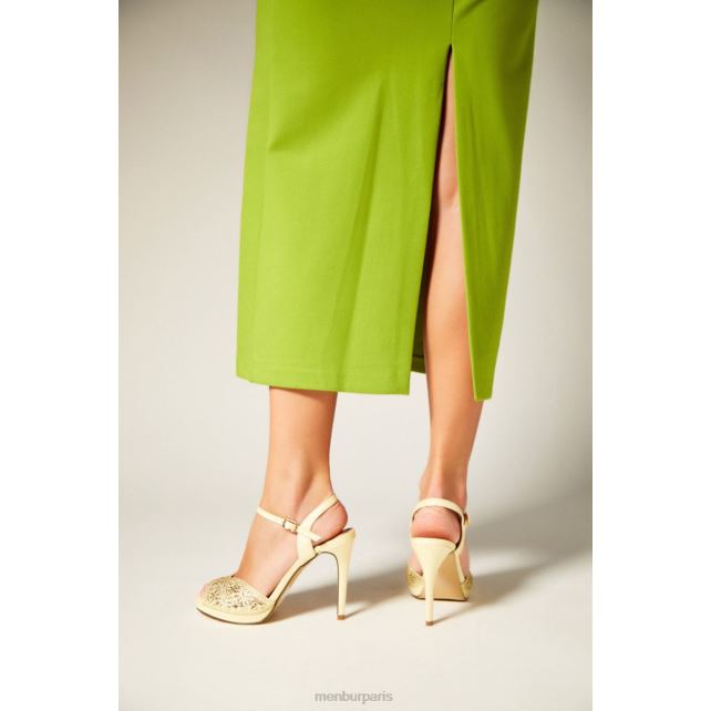 Menbur femmes chien mineur DVZ862568 des sandales jaune