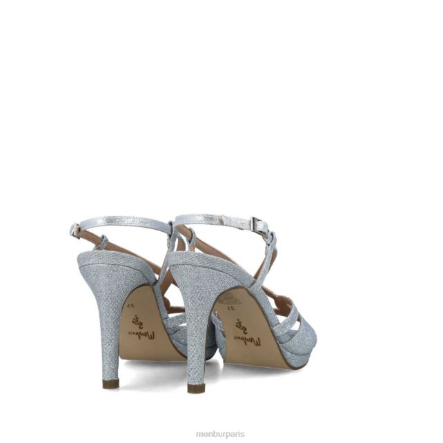 Menbur femmes coma Bérénice DVZ862846 des sandales argent