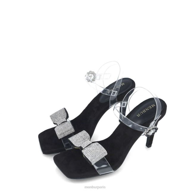 Menbur femmes dorade DVZ8673 des sandales noir