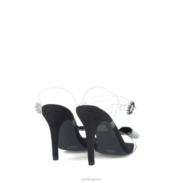 Menbur femmes dorade DVZ8673 des sandales noir