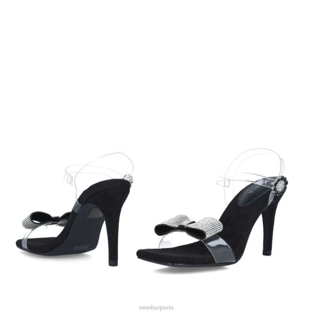 Menbur femmes dorade DVZ8673 des sandales noir
