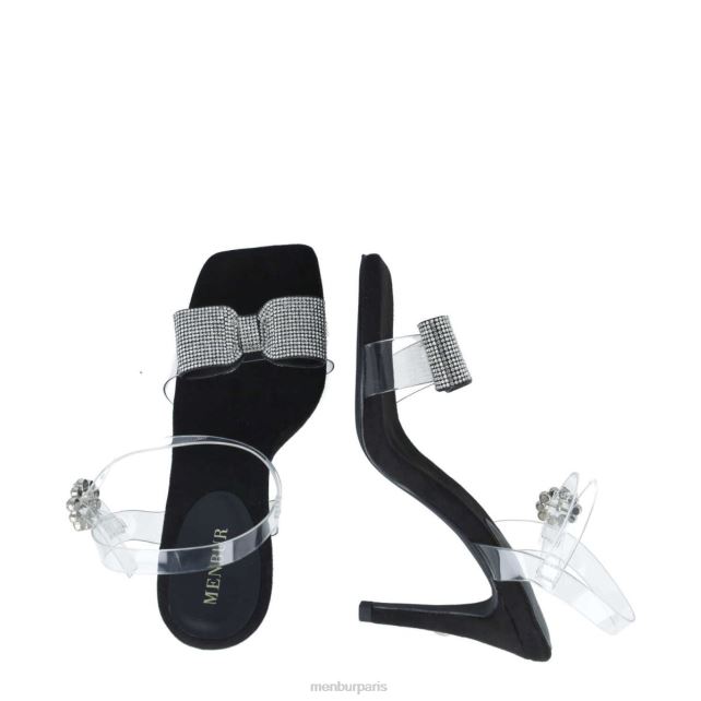 Menbur femmes dorade DVZ8673 des sandales noir