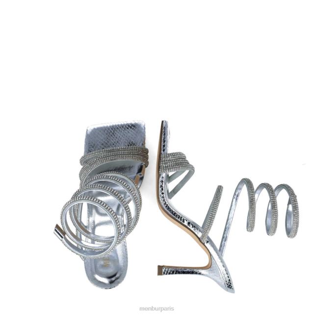 Menbur femmes lépus DVZ862554 des sandales argent