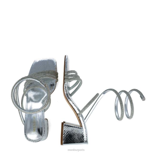 Menbur femmes lépus DVZ862560 des sandales argent