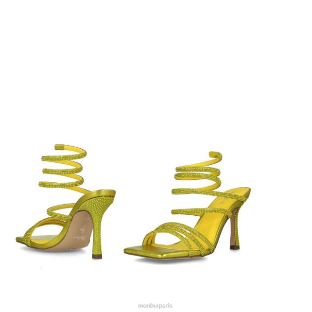 Menbur femmes lion mineur DVZ862550 des sandales jaune