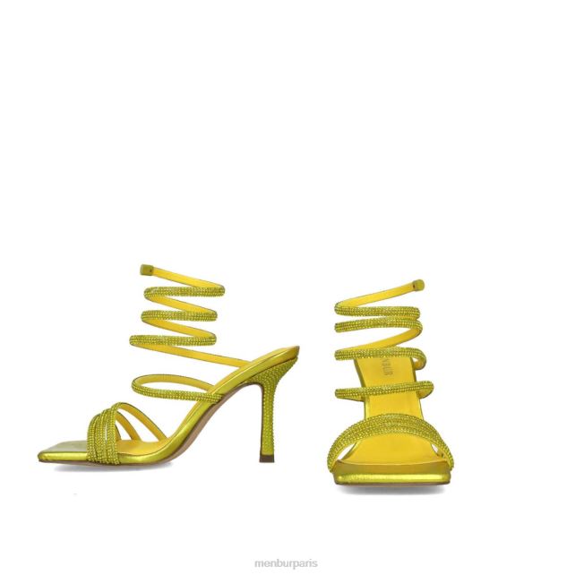 Menbur femmes lion mineur DVZ862550 des sandales jaune