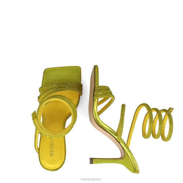 Menbur femmes lion mineur DVZ862550 des sandales jaune