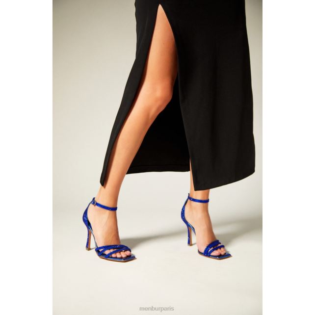 Menbur femmes lion mineur DVZ862731 des sandales bleu moyen