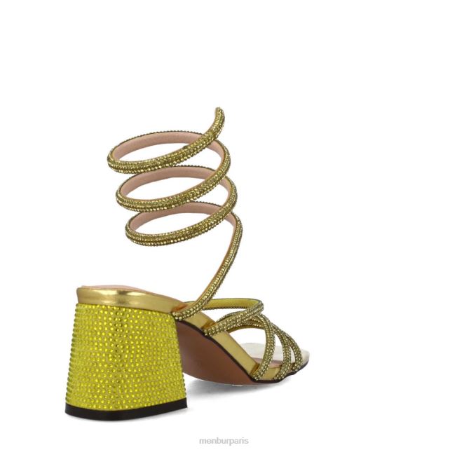 Menbur femmes lion mineur DVZ862805 des sandales jaune